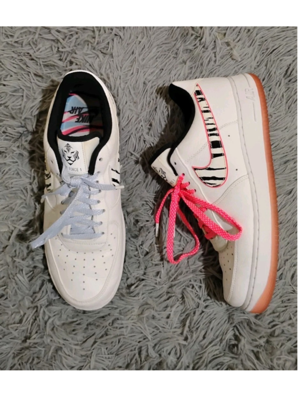 Nike Air Force 1 Low 2020 South Korea Men Size 11 Blue Pink Sneakers CW3919-100